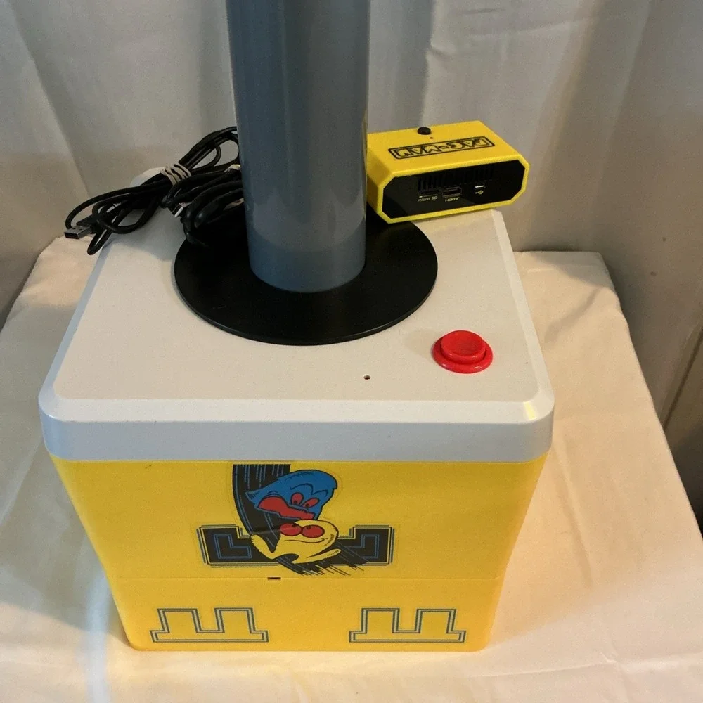 Arcade1Up Pac-Man Giant Joystick w/10 Game HDMI Console Tested - Picture 7 of 15